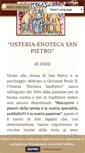 Mobile Screenshot of enotecasanpietro.com